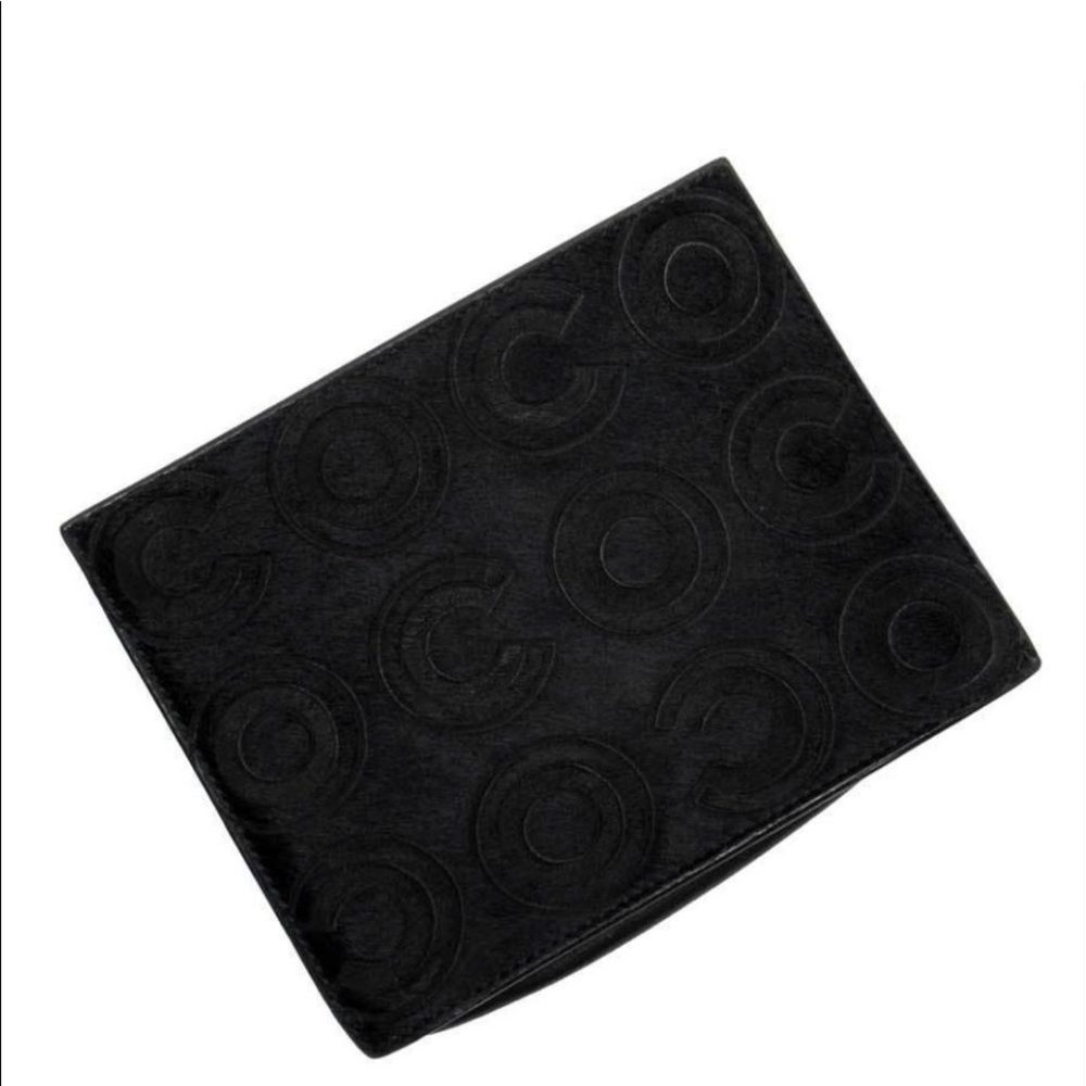Chanel
Toiletry Pouch Multi Case Coco Harako Black Leather Clutch